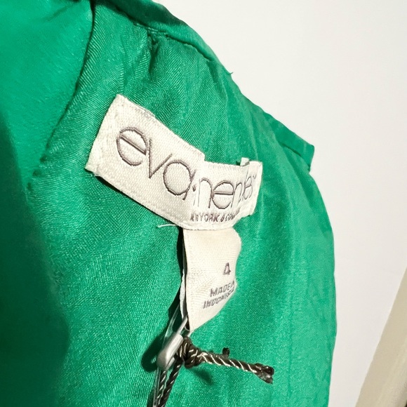 NewYork & Company  Eva Mendes sleeveless maxi dress size 4 NWT Green - Picture 15 of 16